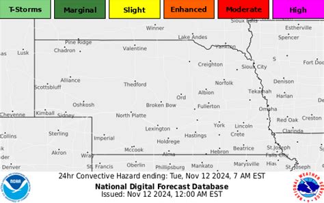 NOAA Graphical Forecast for Nebraska