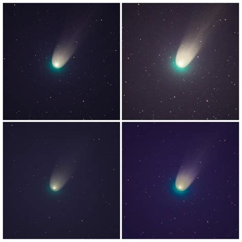 Why can a comets head be green but never their tail? | Spaceaustralia