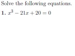 Factorising cubic polynomials and solving cubic equations worksheets (with solutions) | Teaching ...