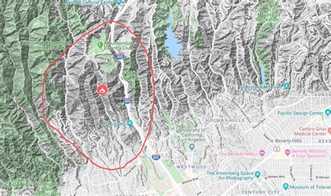 Getty fire evacuation MAP: New blaze ravages LA - Evacuations, school ...