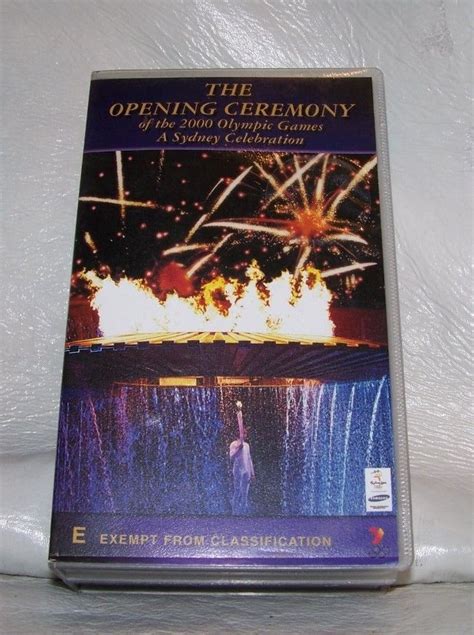 THE OPENING CEREMONY 2000 OLYMPIC GAMES SYDNEY AUSTRALIA 2 VHS SET 09/15/2000 | 2000 olympics ...