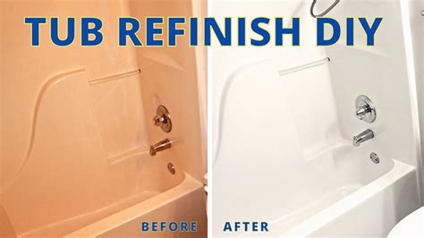 How To Paint a Tub & Shower Surround | BEFORE & AFTER FIBERGLASS REFINISHING | DIY Power Couple ...