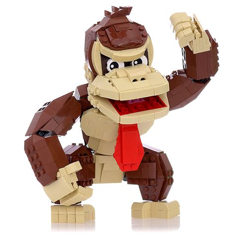 Instructions/Parts List for Custom LEGO Nintendo Donkey Kong Figure ...