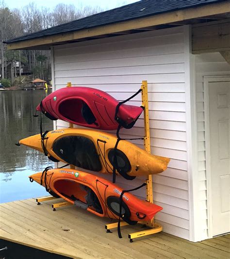 Triple Kayak Storage Rack | Suspenz EZ Rack - StoreYourBoard.com