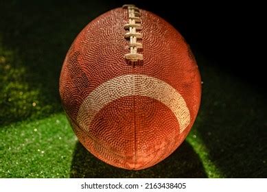 American Football Ball Texture Background Stock Photo 2163438405 ...