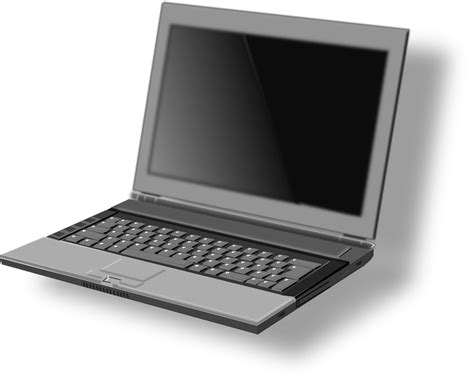 Kostenlose Vektorgrafik: Laptop, Schwarz, Computer - Kostenloses Bild auf Pixabay - 35124