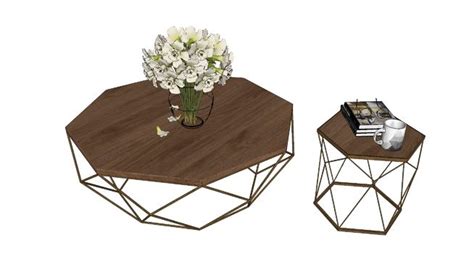 3D Warehouse | Side table decor, Coffee table 3d, Octagon table