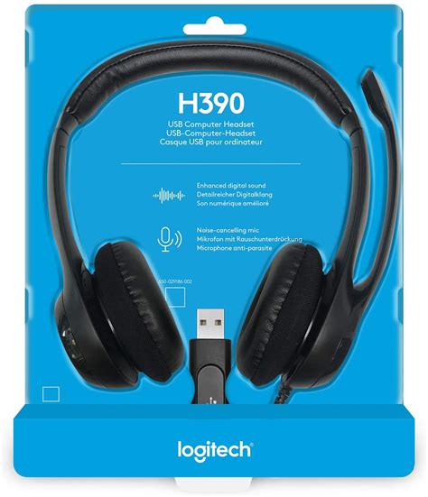 Logitech USB Headset H390 with Noise Cancelling Mic | Nairobi Computer Shop