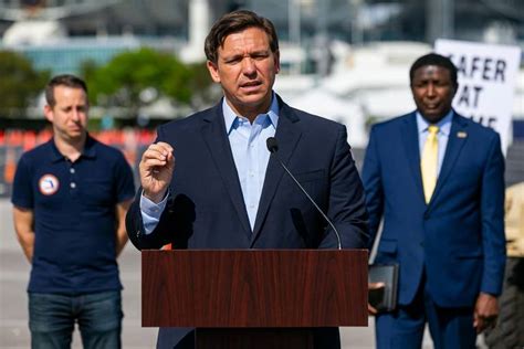 Florida Gov. Ron DeSantis Issues State-Wide Stay-At-Home Order ...