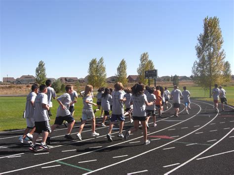 Children Exercising: Thornton - Middle School PE class