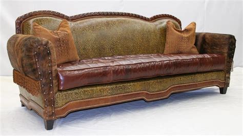 Western style sofa, Leather sofa