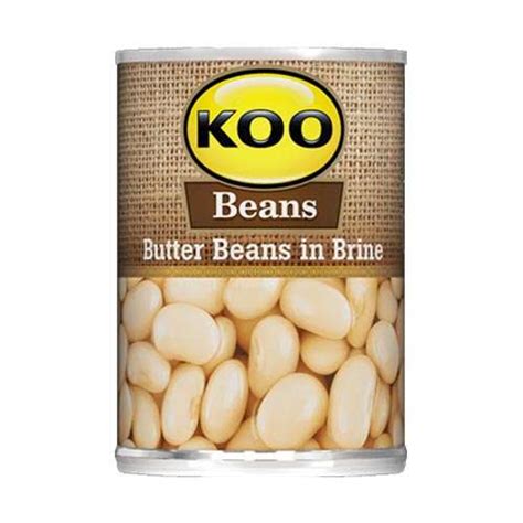 KOO Butter Beans 410g can - Sedo Snax