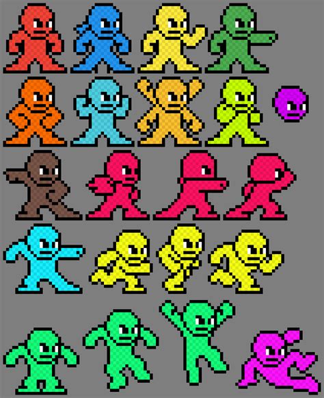 Pixilart - Pixel Sprite Sheet by Kidkinobi