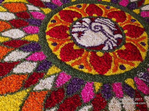 Pookalam: the Flower decoration and designs on Onam | Manish Jaishree