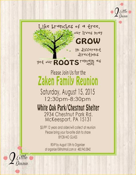 Free Printable Save the Date Family Reunion Templates Of High Country ...