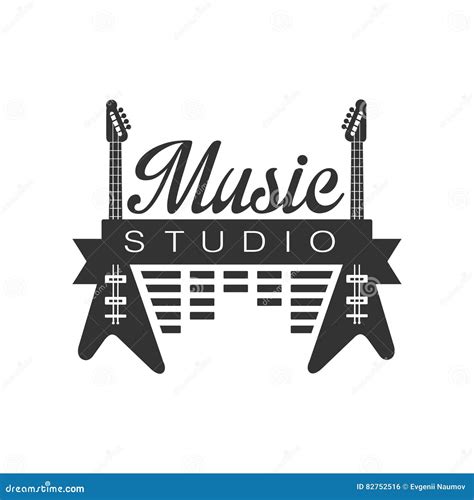 Recording Studio Logo Cartoon Vector | CartoonDealer.com #62353937