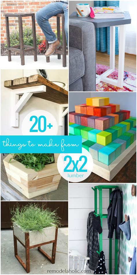 20 Things to Build from 2x2 Wood Boards | Remodelaholic