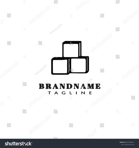 Ice Cube Logo Icon Design Modern Stock Vector (Royalty Free) 2022895631 ...