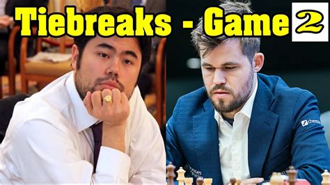 Magnus Carlsen vs Hikaru Nakamura || Tiebreaks - Game 2 || World Blitz Championship 2019 - YouTube