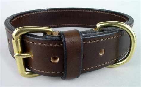 Plain Handmade Leather Dog Collars