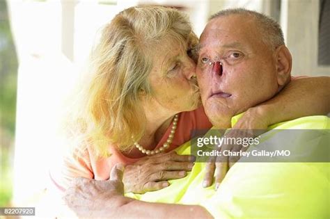 LaDonna Davis and St. James Davis at their home on July 29, 2008 in ...