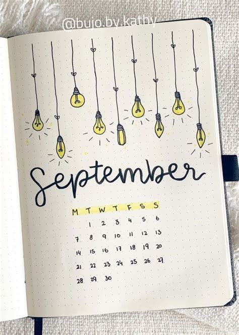 21+ Beautiful Fall/ Autumn September Bullet Journal Cover Ideas - The ...