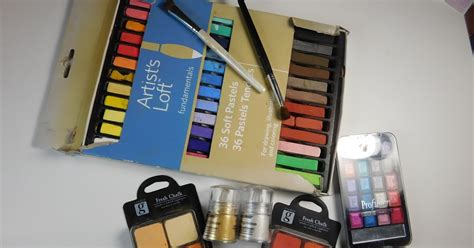 Joanne's Minis: Tools For Making Dollhouse Miniatures- Chalks and Brushes