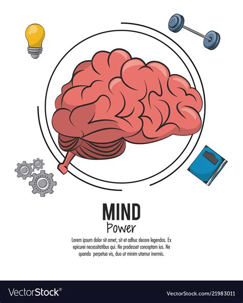 Mind power poster Royalty Free Vector Image - VectorStock