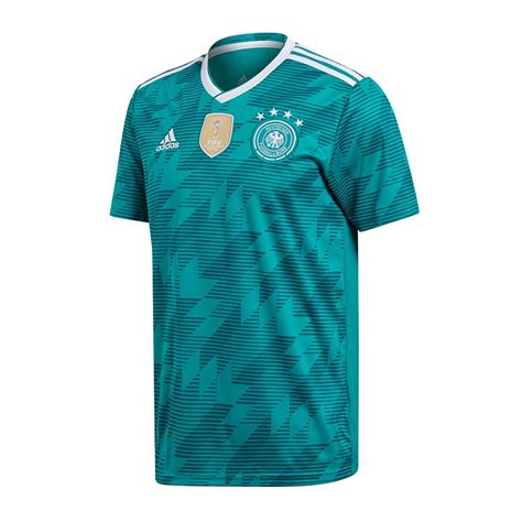 adidas DFB Deutschland Trikot Away WM 2018 Türkis | Fanartikel ...