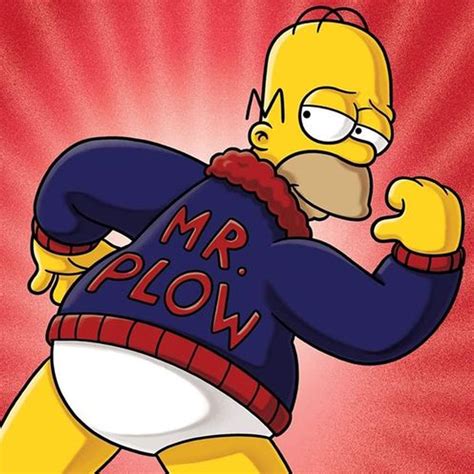 Homer Simpson The Simpsons Mr. Plow Jacket with Fur Collar