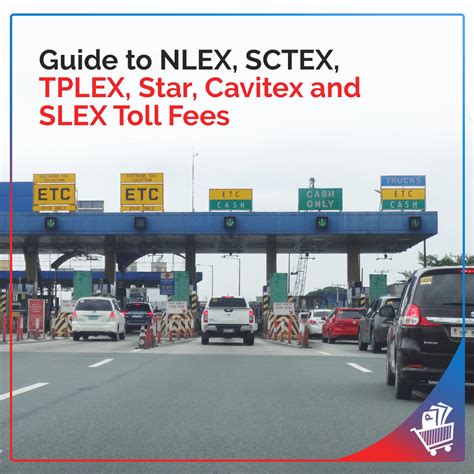 Complete Guide to NLEX, SCTEX, TPLEX, Star, Cavitex and SLEX Toll Fee 2019 - Cash Mart