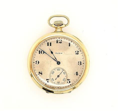 Vintage 14K Y Solid Gold Elgin Pocket Watch – Parkville Jewelers