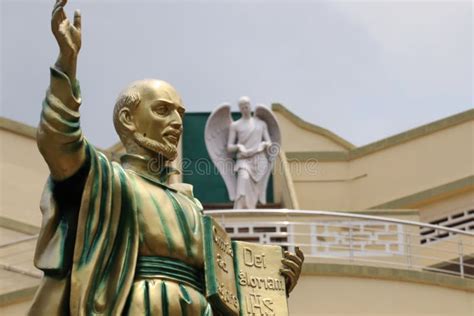 Statue of St.Ignatius stock photo. Image of loyola, europe - 126552092