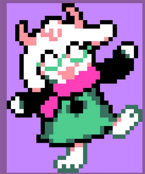 Official Ralsei sprite is slightly different than the one you seem to ...