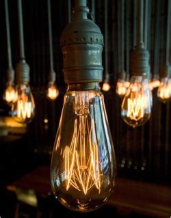 secret little gem: edison bulbs - carbon filament light bulbs