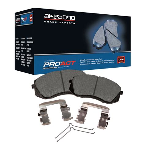 Akebono Pro-Act Ultra-Premium Ceramic Brake Pads for 1996 Toyota 4Runner