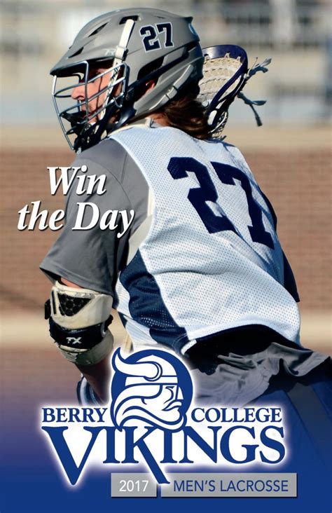 2017 Berry Men's Lacrosse Media Guide by Berry College - Issuu