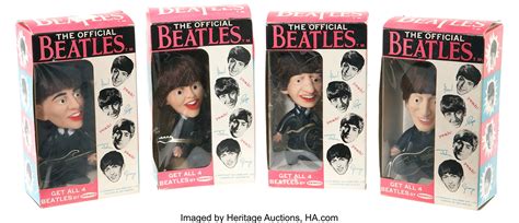 Beatles Vintage Dolls by Remco, Complete Set.... (Total: 4 Items) | Lot ...