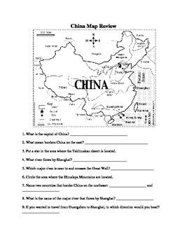 Ancient China Map Review by Miss Taren's Teaching Treats | TPT