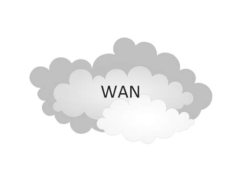 Wide area network (WAN) topology. Computer and Network Examples | Cisco WAN. Cisco icons, shapes ...