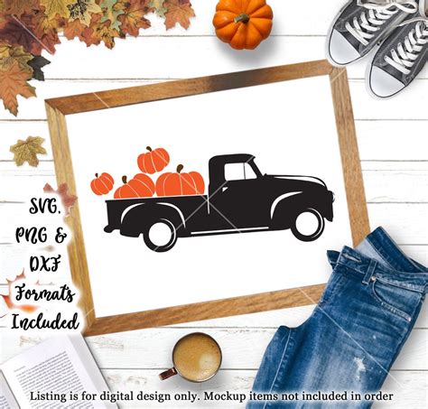 Pumpkin Svg Truck Svg Pumpkin Truck Svg Fall Svg Fall - Etsy