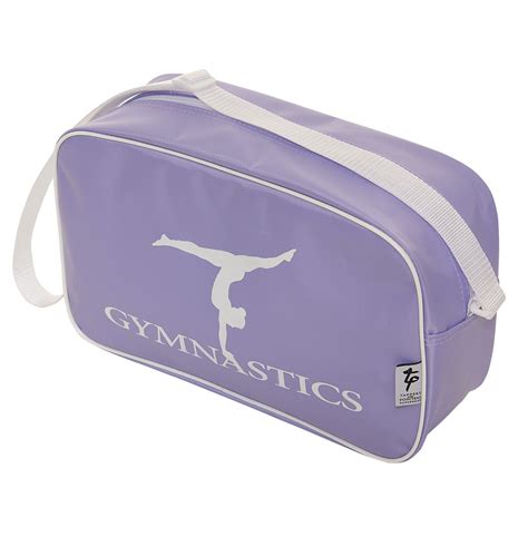 Classic gymnastics bags available in black, blue, red, pink and now lilac