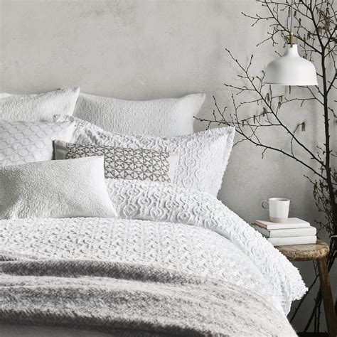 Nara, White | White duvet covers, Stylish bedroom, White bedding