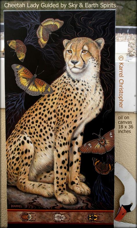 KARREL's Creative Path: CHEETAH 4 ~ Original Oil Painting