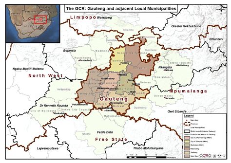 The GCR: Gauteng and surrounding municipalities | GCRO