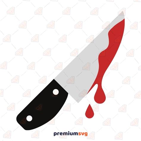 Bloody Butcher Knife SVG, Halloween Bloody Knife SVG Cut Files | PremiumSVG