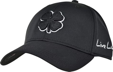 Amazon.com: Black Clover Men's Premium Fitted #2 Cap -Black With Black ...