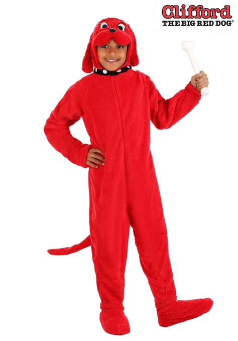 Clifford the Big Red Dog Costume for Kid's