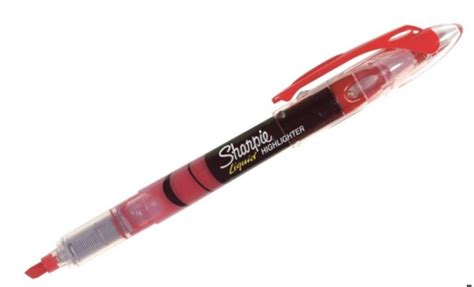 Bulk Red Liquid Highlighters - Chisel Tip Sharpies | DollarDays