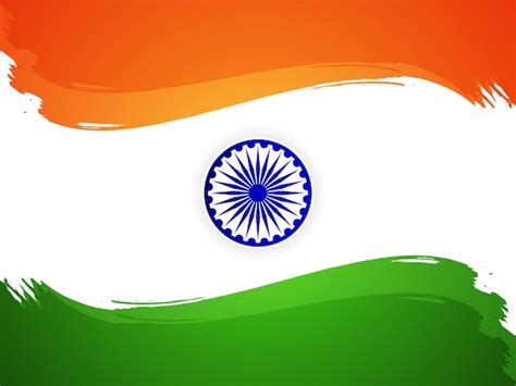 Free Vector | Indian flag theme Independence day decorative background vector